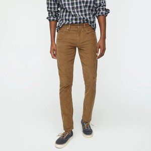250 Skinny-fit stretch corduroy pant Saddle Brown 31x32 NWT